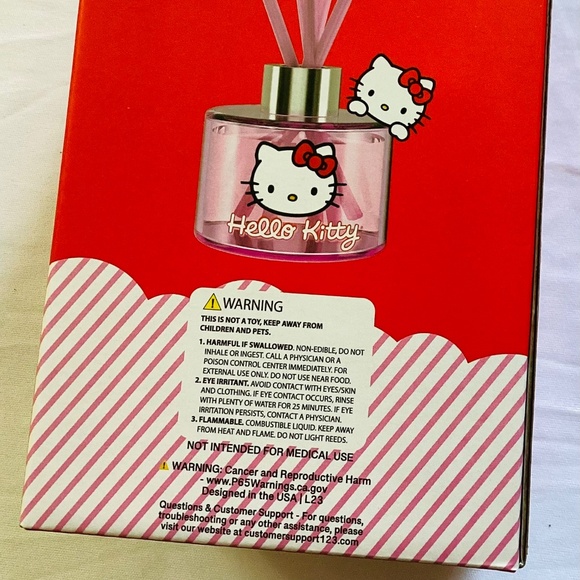 Hello Kitty Rose Oil Reed Diffuser. Brand New in a Box - Picture 5 of 8
